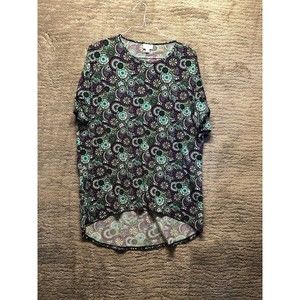 Lularoe Irma Size XS T Shirt Geometric Pattern